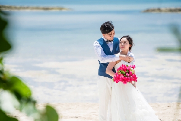〈沖縄本島〉人気No.1☆ベーシックビーチフォトプラン　DOR wedding