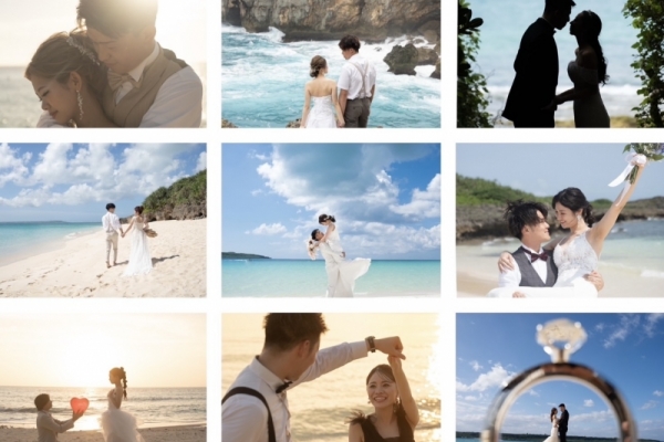 宮古島《ainowa限定》【ビーチ撮影1箇所】【フォトプラン】120カット＋衣装＋ブーケ＋ヘアメイク込プラン