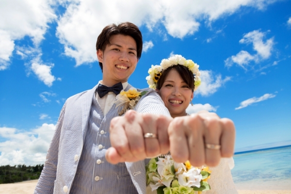 WEB限定　海灘婚紗攝影方案　Basic（沖繩本島）