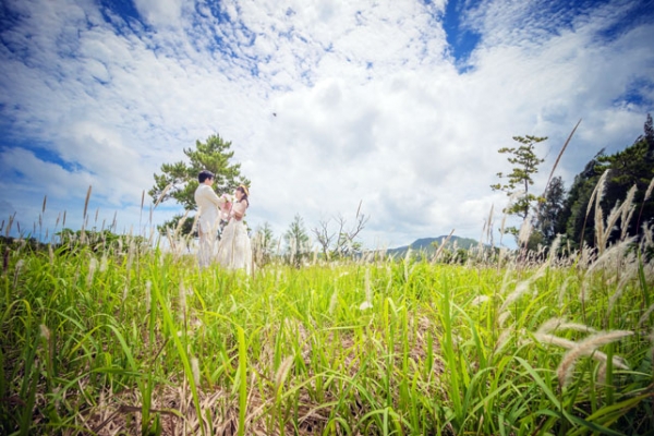 享受自然婚紗攝影方案（沖繩本島）