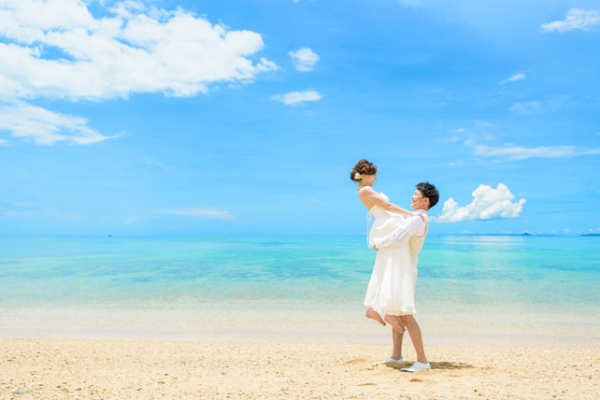 WEB限定　海灘婚紗攝影方案　Simple（沖繩本島）