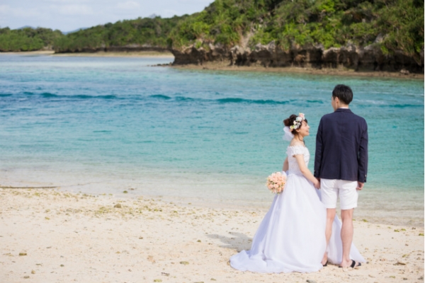 WEB限定　海灘婚紗攝影方案　Basic-附全部照片檔案（石垣島）