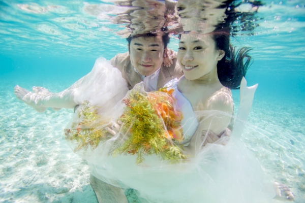 【New!】水中婚紗攝影方案～水納島～